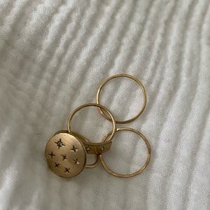 Anthropologie ring set
